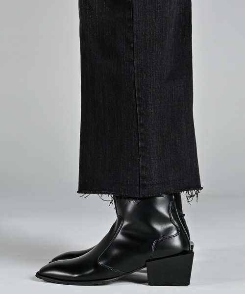 ADRER(アドラー)の「High sole heel boots / ハイソールヒールブーツ(牛革)(ブーツ・メンズ・ブラック・L/M/S/XS/XL)」の6枚目の写真