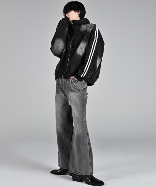 ADRER(アドラー)の「High sole heel boots / ハイソールヒールブーツ(牛革)(ブーツ・メンズ・ブラック・L/M/S/XS/XL)」の8枚目の写真