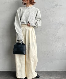 mizuiroind（ミズイロインド）の「[mizuiro ind/ミズイロインド] コーデュロイ タック ワイドパンツ（その他パンツ）」