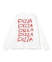 TOKYO CULTUART by BEAMS | しんご / PIZZA Long Sleeve T-Shirt(Tシャツ/カットソー)