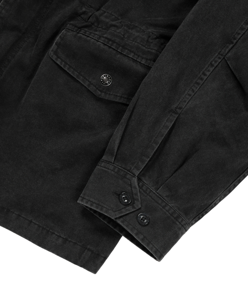 AAKAM（アーカム）の「Washed Field Jacket (Black)（ミリタリージャケット・レディース・その他・1/2）」の10枚目の写真