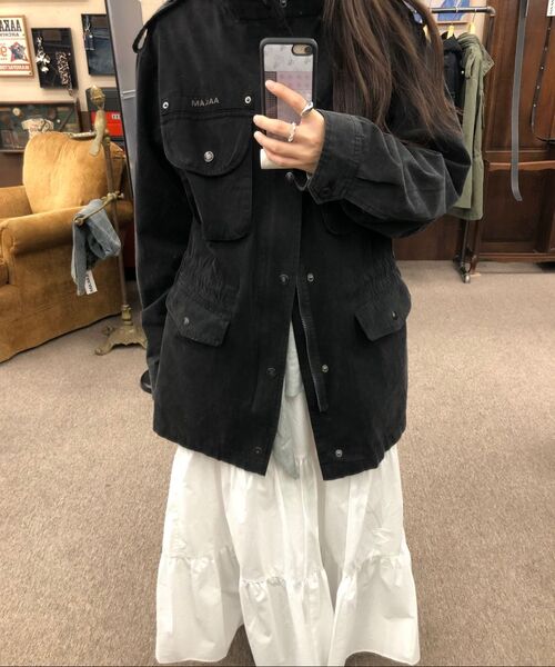 AAKAM（アーカム）の「Washed Field Jacket (Black)（ミリタリージャケット・レディース・その他・1/2）」の15枚目の写真
