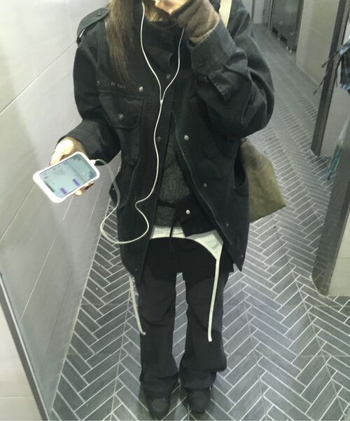 AAKAM（アーカム）の「Washed Field Jacket (Black)（ミリタリージャケット・レディース・その他・1/2）」の20枚目の写真