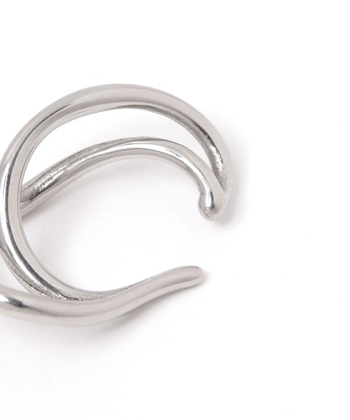 studio CLIP（スタディオクリップ）の「【daily CLIP】ステンレス ニュアンスカーブイヤーカフ（イヤーカフ・レディース・その他1/その他2・FREE）」の3枚目の写真