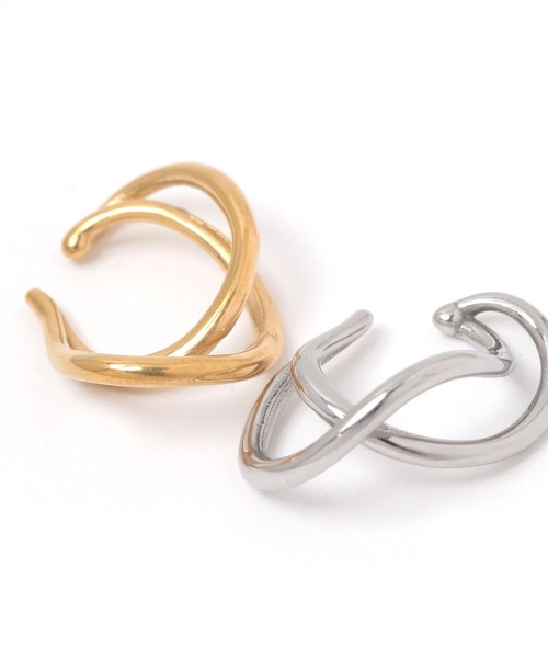studio CLIP（スタディオクリップ）の「【daily CLIP】ステンレス ニュアンスカーブイヤーカフ（イヤーカフ・レディース・その他1/その他2・FREE）」の4枚目の写真