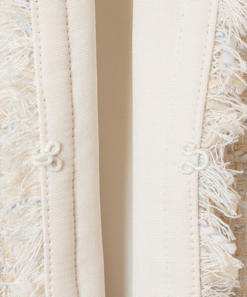 ANAYI(アナイ)の「【Eternal Line 2026】ミックスツイードノーカラー ジャケット(ノーカラージャケット・レディース・ブルー系その他/ネイビー/ピンク・34/36/38)」の8枚目の写真