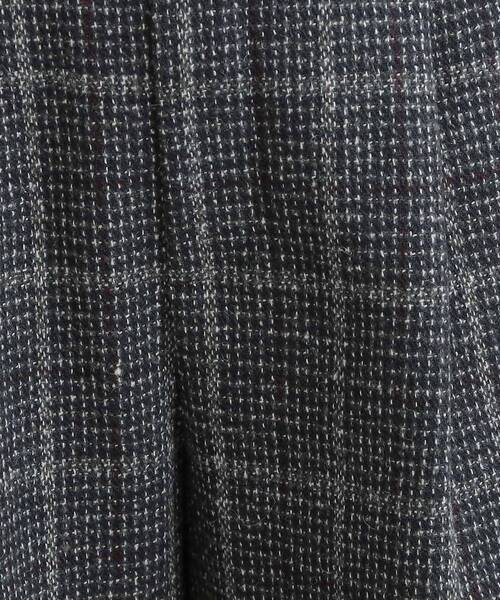 DRESKIP（ドレスキップ）の「【あったか】脚のラインをきれいに魅せる チェック柄ワイドパンツ（その他パンツ・レディース・ダークブラウン系1/ブラック系1/ネイビー系1・01/02/03/04）」の13枚目の写真