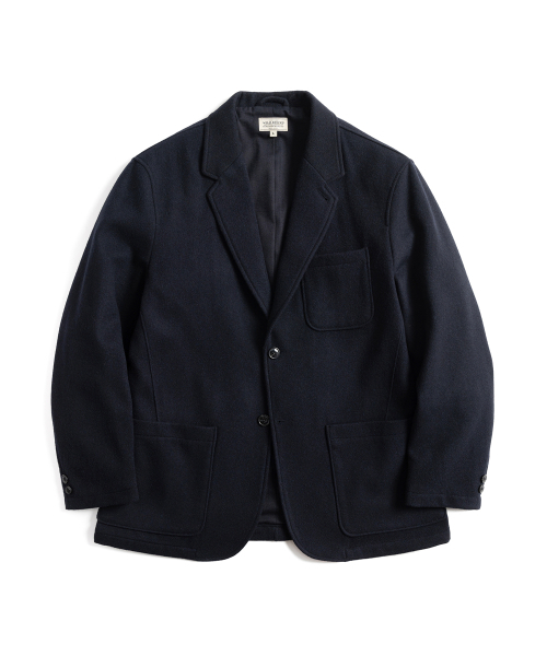 WILD BRICKS(ワイルドブリックス)の「ANP WOOL LIBRARY BLAZER (navy)(テーラードジャケット・メンズ・その他・X-LARGE)」の1枚目の写真
