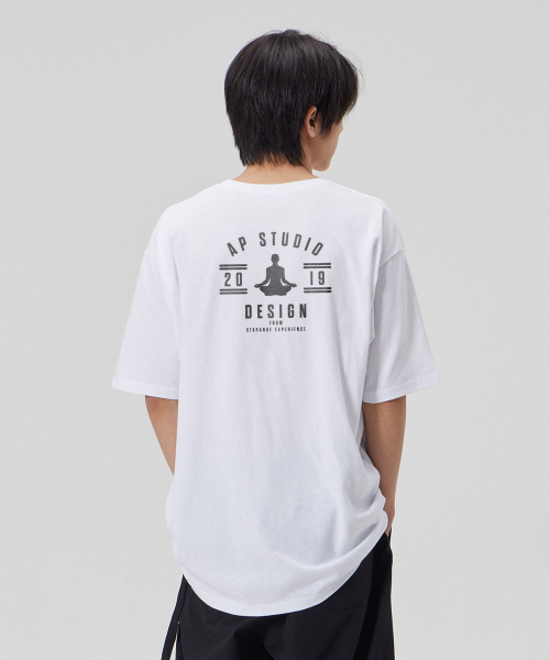 ASTRAL PROJECTION（アストラルプロジェクション）の「[パドマ]コットンルーズフィット半袖Tシャツ_ホワイト（Tシャツ/カットソー・メンズ・その他・MEDIUM/LARGE/X-LARGE/XX-LARGE）」の4枚目の写真