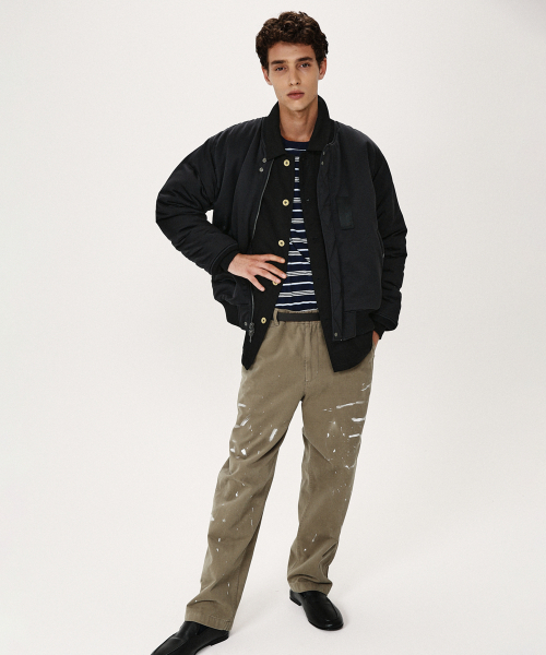 SHIRTER(シャーター)の「NYLON REVERSIBLE BOMBER JUMPER (PURPLE BLACK)(ブルゾン・メンズ・その他・MEDIUM/LARGE/SMALL)」の7枚目の写真