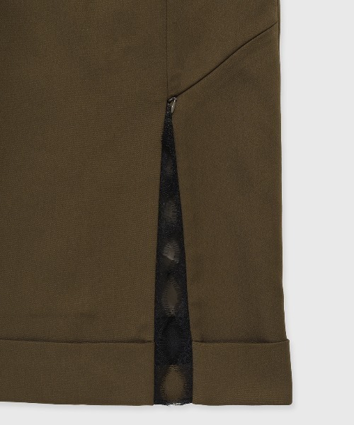 JOSE MOON（ジョゼムーン）の「ASYMMETRY LINER SKIRT/アシンメトリーライナースカート（スカート・レディース・ブラック/カーキ・36/38）」の22枚目の写真