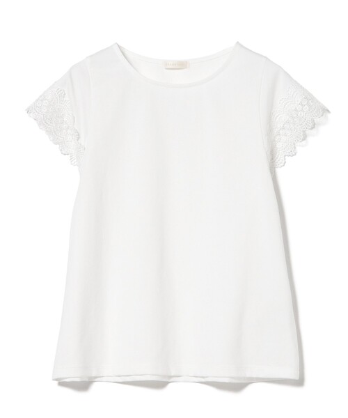 BEAMS HEART（ビームスハート）の「袖口レース プルオーバー（Tシャツ/カットソー・レディース・ホワイト系その他7/ブラック/オフホワイト・FREE）」の15枚目の写真