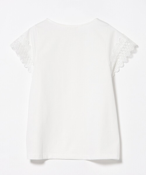 BEAMS HEART（ビームスハート）の「袖口レース プルオーバー（Tシャツ/カットソー・レディース・ホワイト系その他7/ブラック/オフホワイト・FREE）」の14枚目の写真