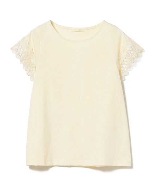BEAMS HEART（ビームスハート）の「袖口レース プルオーバー（Tシャツ/カットソー・レディース・ホワイト系その他7/ブラック/オフホワイト・FREE）」の9枚目の写真