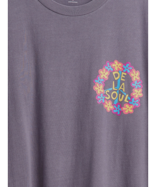 GAP(ギャップ)の「◆デ・ラ・ソウル リラックスフィット グラフィックTシャツ(Tシャツ/カットソー・メンズ・パープル系その他・XS/S/M/L/XL)」の5枚目の写真