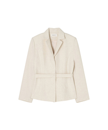 MAYVERU（メイバーユー）の「Bellamy Linen Jacket _ Oatmeal（テーラードジャケット）」