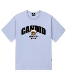 SWIMMING BEAR LOGO Tシャツ - パープル