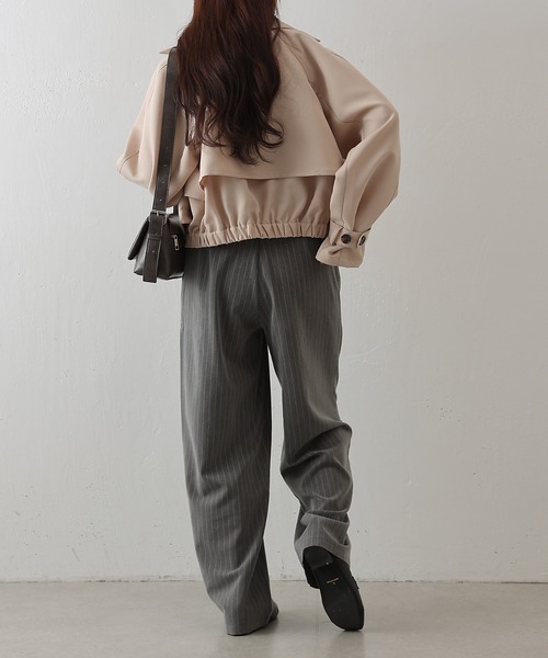 COLONY 2139（コロニートゥーワンスリーナイン）の「【セットアップ対応】Wウエストストライプイージーパンツ（その他パンツ・レディース・ネイビー/グレー/アイボリー・FREE）」の4枚目の写真