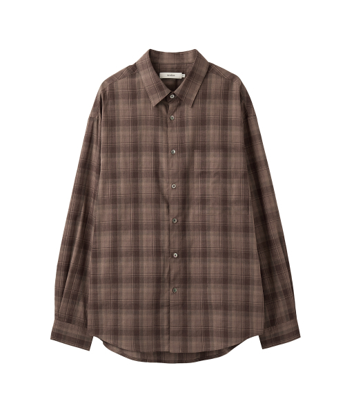 AREUBAN(アルバン)の「フォレストチェックシャツ_ウォルナットブラウン(シャツ/ブラウス・メンズ・ブラウン・2/4/3)」の1枚目の写真