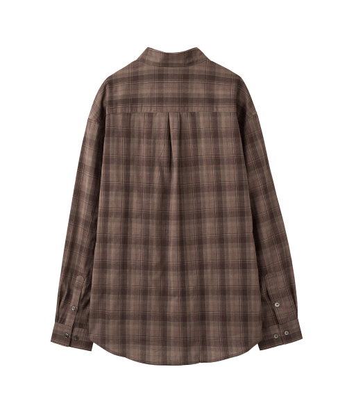 AREUBAN(アルバン)の「フォレストチェックシャツ_ウォルナットブラウン(シャツ/ブラウス・メンズ・ブラウン・2/4/3)」の2枚目の写真