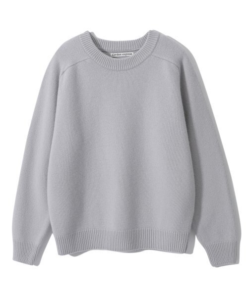 GARDEN EXPRESS(ガーデンエクスプレス)の「CREWNECK WOOL SWEATER (greyish blue)(ニット/セーター・メンズ・その他・LARGE/X-LARGE)」の1枚目の写真