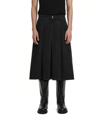 TRUNK PROJECT（トランクプロジェクト）の「Pleated Denim Pants_Black（デニムパンツ）」