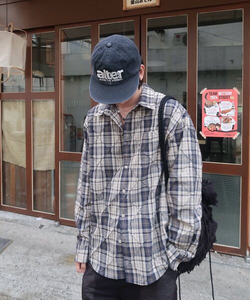 NONBLANK(ノンブランク)の「ピンタックチェックシャツ_BEIGE(シャツ/ブラウス・メンズ・ベージュ・MEDIUM/LARGE/X-LARGE)」の14枚目の写真