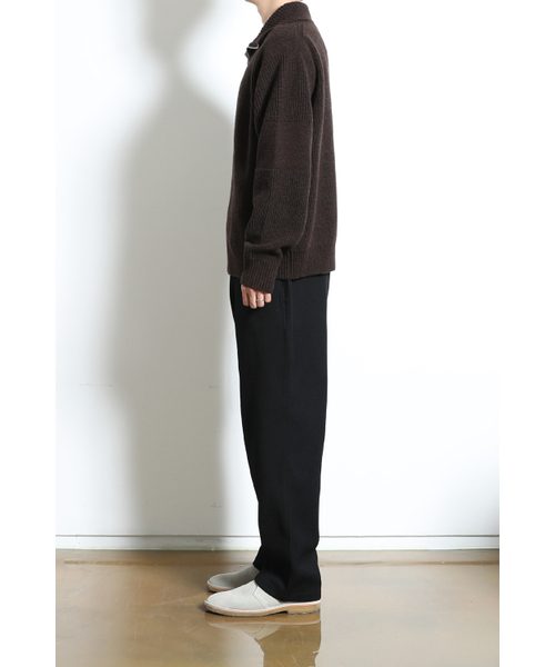 HORLISUN(ホーリーサン)の「Marshall Full Zip Up Rib Knit Melange Brown(ニット/セーター・メンズ・その他・MEDIUM/LARGE)」の8枚目の写真