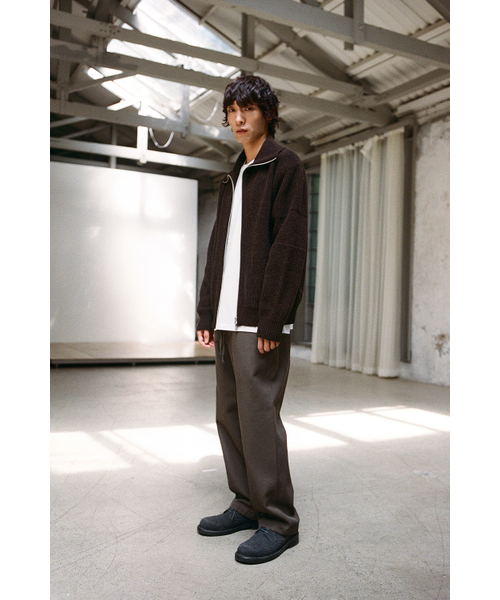 HORLISUN(ホーリーサン)の「Marshall Full Zip Up Rib Knit Melange Brown(ニット/セーター・メンズ・その他・MEDIUM/LARGE)」の10枚目の写真