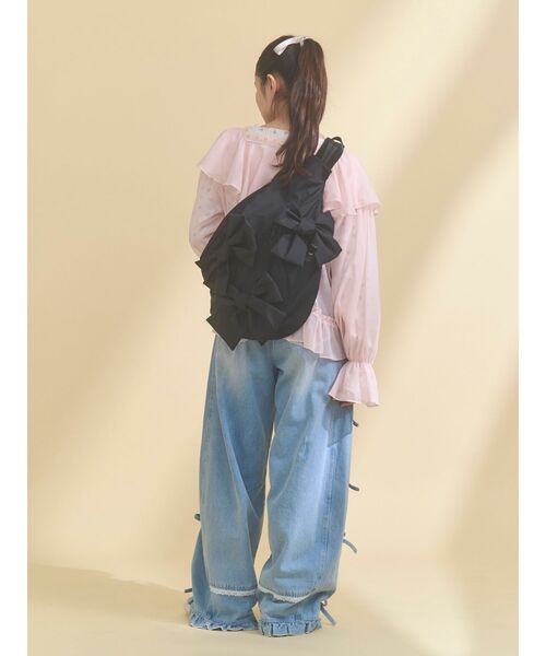 ribbonワンショルダーバッグ（ショルダーバッグ）｜merry jenny