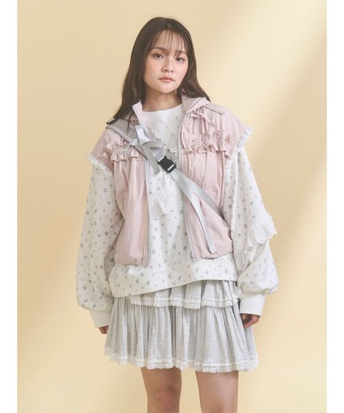 merry jenny（メリージェニー）の「ribbonワンショルダーバッグ（ショルダーバッグ・レディース・ライトグレー/ブラック/ベージュ・FREE）」の12枚目の写真