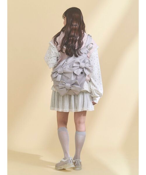 merry jenny（メリージェニー）の「ribbonワンショルダーバッグ（ショルダーバッグ・レディース・ライトグレー/ブラック/ベージュ・FREE）」の10枚目の写真