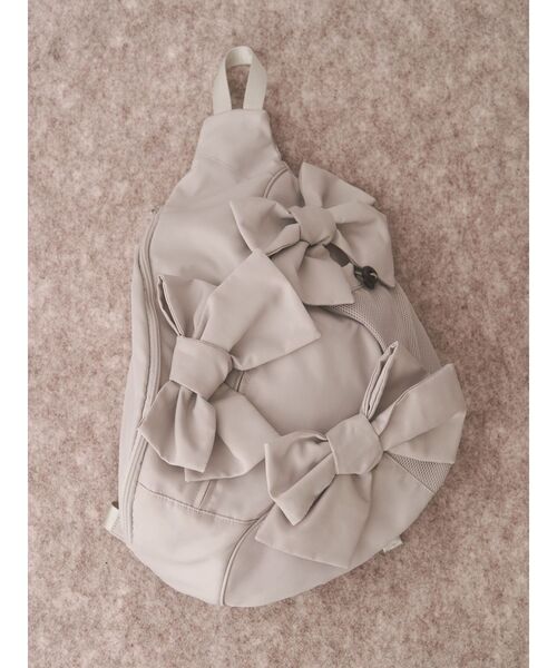 merry jenny（メリージェニー）の「ribbonワンショルダーバッグ（ショルダーバッグ・レディース・ライトグレー/ブラック/ベージュ・FREE）」の7枚目の写真