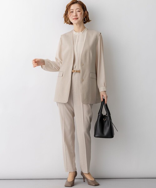 23区（ニジュウサンク）の「オーバルバックル ベルト（ベルト・レディース・ブラック系/黄土色系・44/38/32）」の11枚目の写真