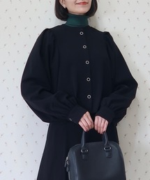 INTERPLAY（インタープレイ）の「【INTERPLAY x MAYUKO】Button Up Puff Bolero Jacket（ノーカラージャケット）」