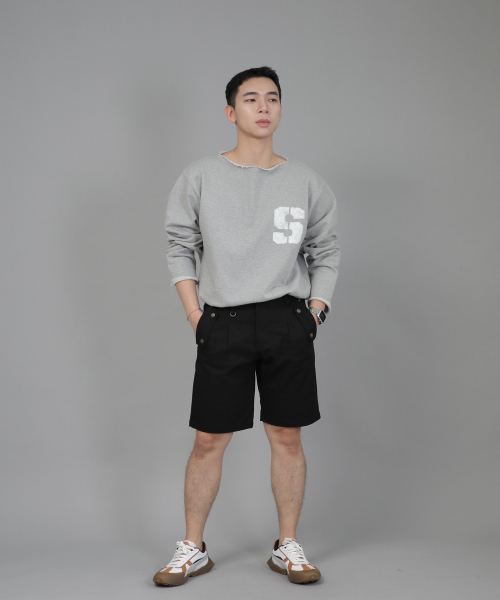 SAINTCREW(セントクルー)の「イングリッシュマン ハーフバンドショーツ EMH-339 ブラック(その他パンツ・メンズ・その他・MEDIUM/LARGE/X-LARGE)」の2枚目の写真