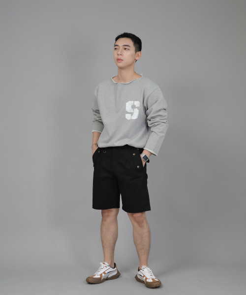 SAINTCREW(セントクルー)の「イングリッシュマン ハーフバンドショーツ EMH-339 ブラック(その他パンツ・メンズ・その他・MEDIUM/LARGE/X-LARGE)」の3枚目の写真