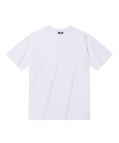 TEDDYISLAND(テディアイランド)の「エンボロゴ半袖ホワイト(Tシャツ/カットソー・メンズ・その他・MEDIUM/LARGE)」の1枚目の写真