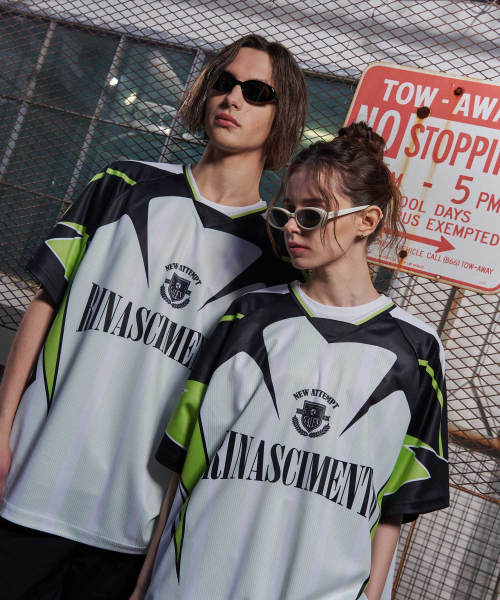 GALEX(ギャレックス)の「シグニチャーブロックコアショートスリーブホワイトグリーン GA5624 GN(Tシャツ/カットソー・レディース・その他・MEDIUM)」の2枚目の写真