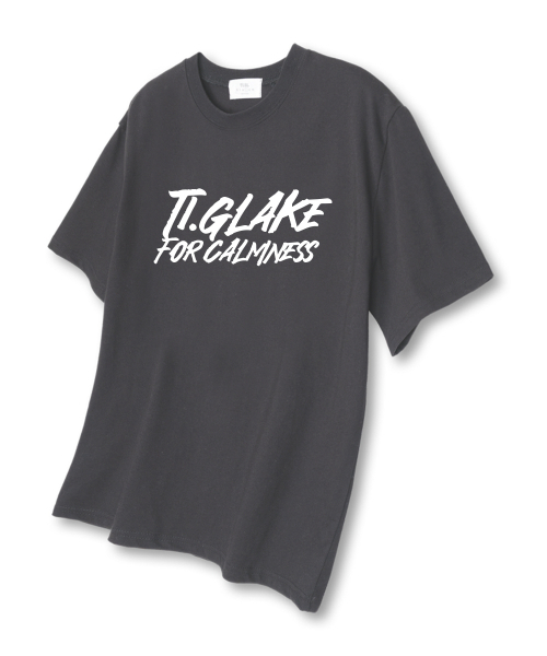 TI.GLAKE(ティーグレイク)の「フロントロゴオーバーサイズ半袖Tシャツダークグレー(Tシャツ/カットソー・メンズ・その他・LARGE/X-LARGE/XX-LARGE)」の1枚目の写真