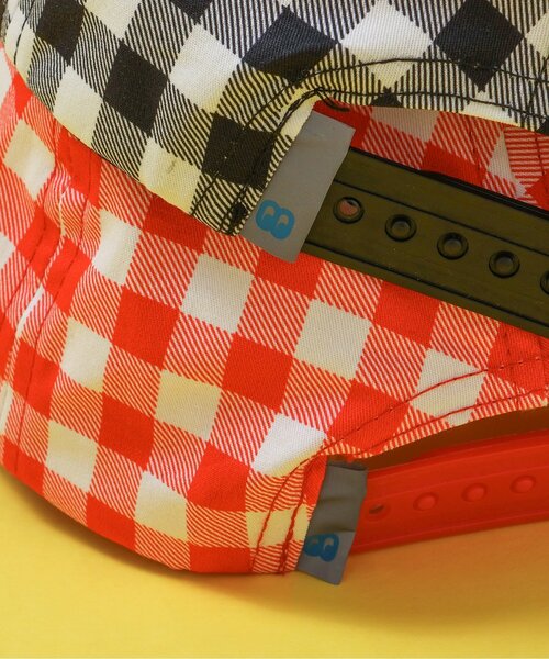 BREEZE（ブリーズ）の「one by more カラバリキャップ（キャップ・キッズ・レッド/ブラック・58/54/50）」の7枚目の写真