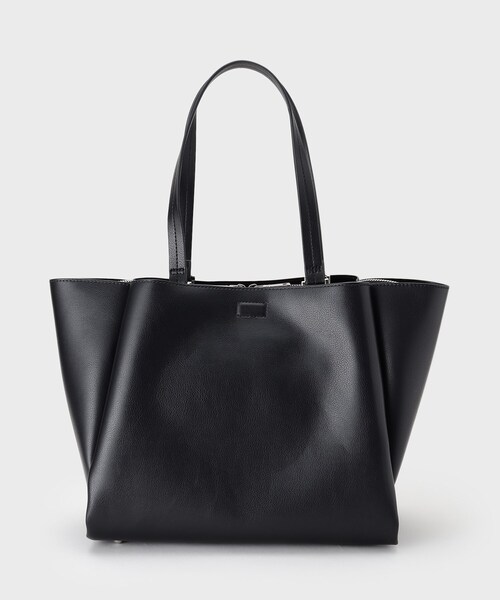 INDIVI(インディヴィ)の「【A4収納可能/合皮】キャリアタックバッグ(トートバッグ・レディース・チャコールグレー/ブラック/ベージュ・00)」の18枚目の写真