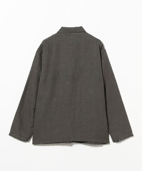 BEAMS PLUS（ビームスプラス）の「MIL Chore Jacket COTTON Linen（ブルゾン・メンズ・ネイビー/グレー/オフホワイト・LARGE/MEDIUM/SMALL）」の11枚目の写真