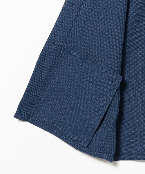 BEAMS PLUS（ビームスプラス）の「MIL Chore Jacket COTTON Linen（ブルゾン・メンズ・ネイビー/グレー/オフホワイト・LARGE/MEDIUM/SMALL）」の17枚目の写真