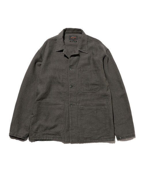 BEAMS PLUS（ビームスプラス）の「MIL Chore Jacket COTTON Linen（ブルゾン・メンズ・ネイビー/グレー/オフホワイト・LARGE/MEDIUM/SMALL）」の21枚目の写真