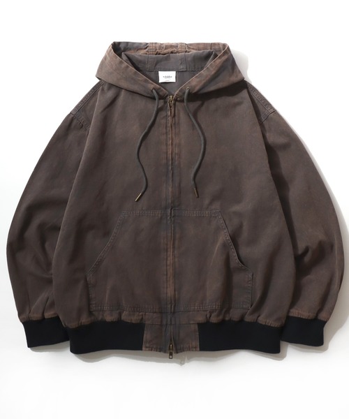 セール】ダックアクティブパーカージャケット ヴィンテージ加工/ライト