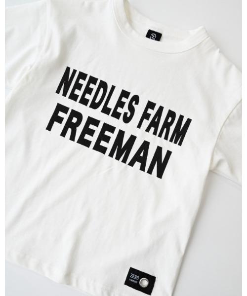 ZERO standerd(ゼロスタンダード)の「zero standard/ゼロスタンダード FREEMANTシャツ(Tシャツ/カットソー・キッズ・レッド/オフホワイト/ネイビー・160cm/150cm/140cm/130cm/120cm/110cm/100cm)」の10枚目の写真