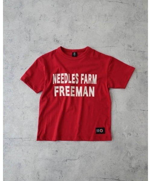 ZERO standerd(ゼロスタンダード)の「zero standard/ゼロスタンダード FREEMANTシャツ(Tシャツ/カットソー・キッズ・レッド/オフホワイト/ネイビー・160cm/150cm/140cm/130cm/120cm/110cm/100cm)」の16枚目の写真
