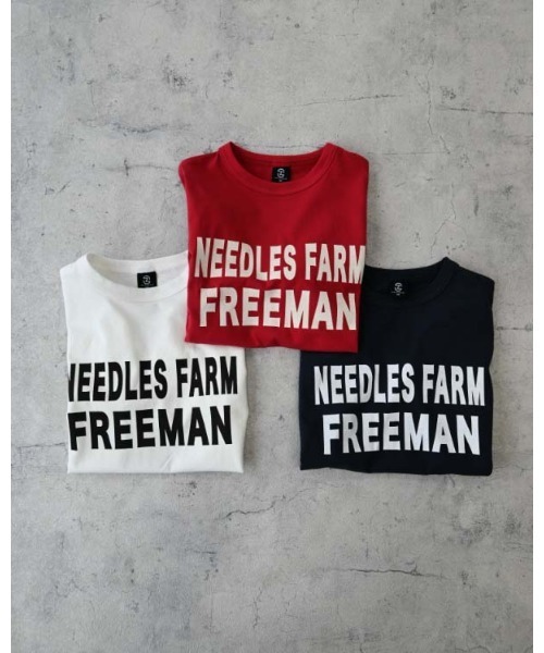 ZERO standerd(ゼロスタンダード)の「zero standard/ゼロスタンダード FREEMANTシャツ(Tシャツ/カットソー・キッズ・レッド/オフホワイト/ネイビー・160cm/150cm/140cm/130cm/120cm/110cm/100cm)」の18枚目の写真