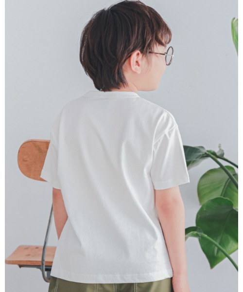 ZERO standerd(ゼロスタンダード)の「zero standard/ゼロスタンダード FREEMANTシャツ(Tシャツ/カットソー・キッズ・レッド/オフホワイト/ネイビー・160cm/150cm/140cm/130cm/120cm/110cm/100cm)」の20枚目の写真
